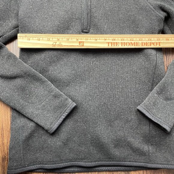 Patagonia Better Sweater Womens Sz M Medium Quarter Zip Black Pullover - Picture 5 of 6